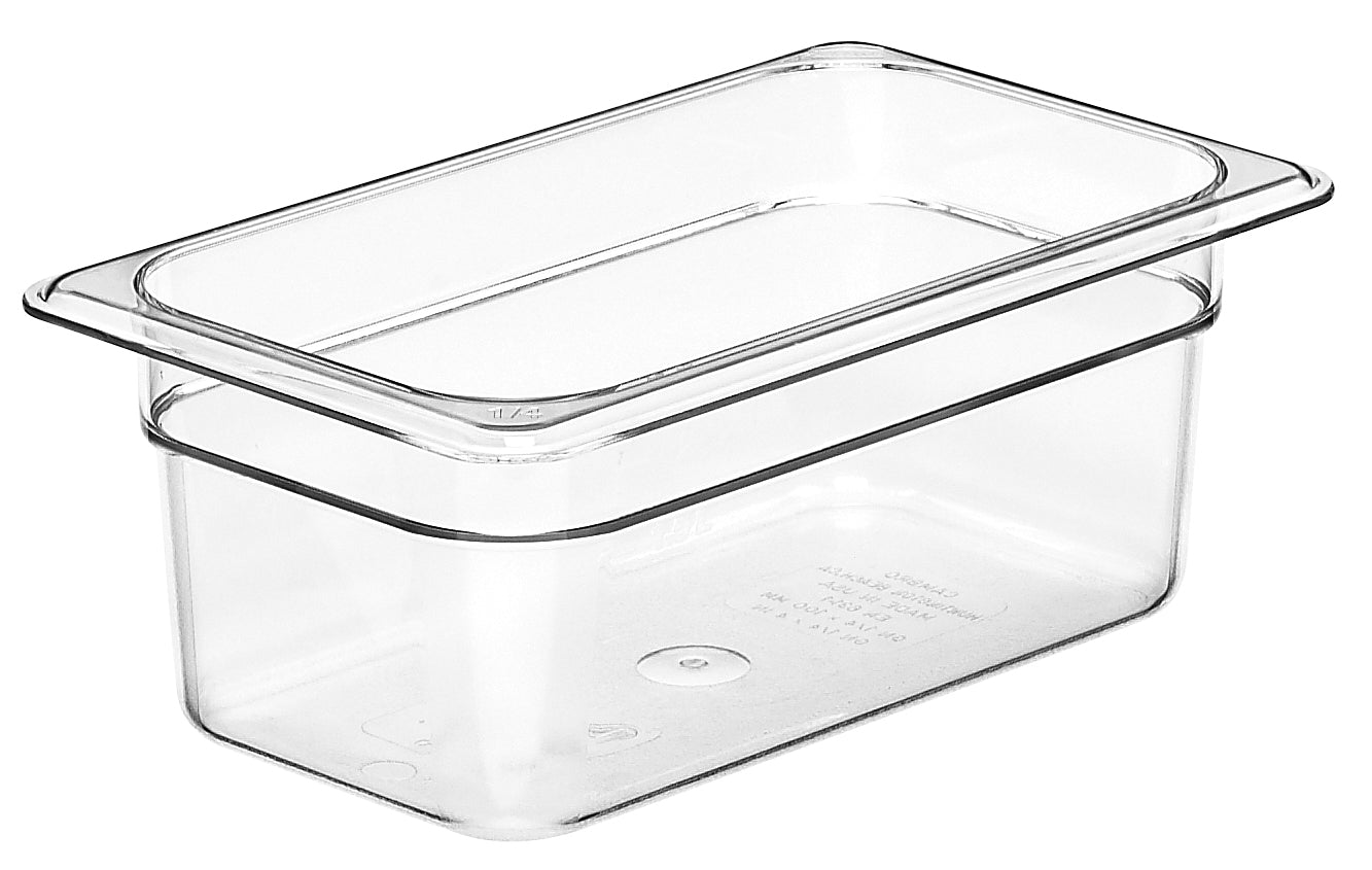 Bac GN1/4 - Plein - Hauteur 100 mm - Polypropylène ( 000673 ) (1 X 1 unité )