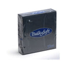 Serviette 38x38 cm - Point à point - 2 plis - Noir (36 X 40 unités )