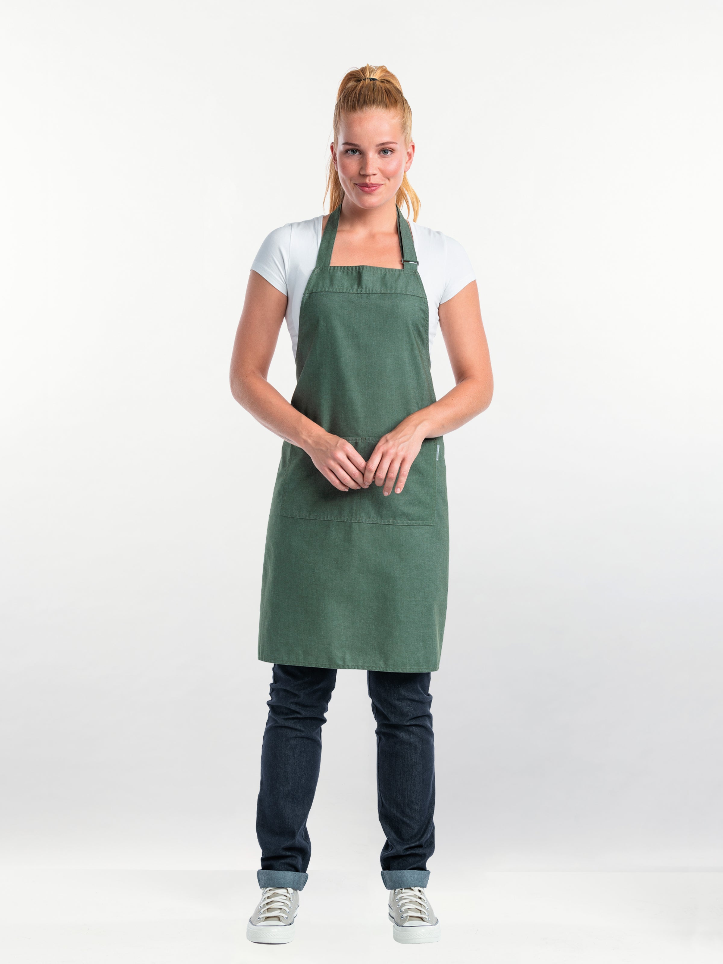 Bib apron 70x85 cm - Moss Base (520100) (1 X 1 unit)