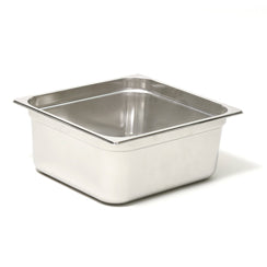 GN2/3 Container - Solid - 100 mm Deep - 18/10 Stainless Steel (A65869) (1 X 1 unit)