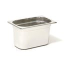 Bac GN1/4 - Plein - Hauteur 100 mm - Inox 18/10 (1 X 1 unité )