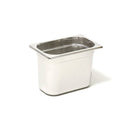 Bac GN1/9 - Plein - Hauteur 100 mm - Inox 18/11 (1 X 1 unité )