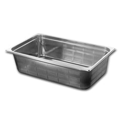 A65915 - Bac GN1/1 - Perforé - Hauteur 100 mm - Inox 18/10 (1 X 1 unité )