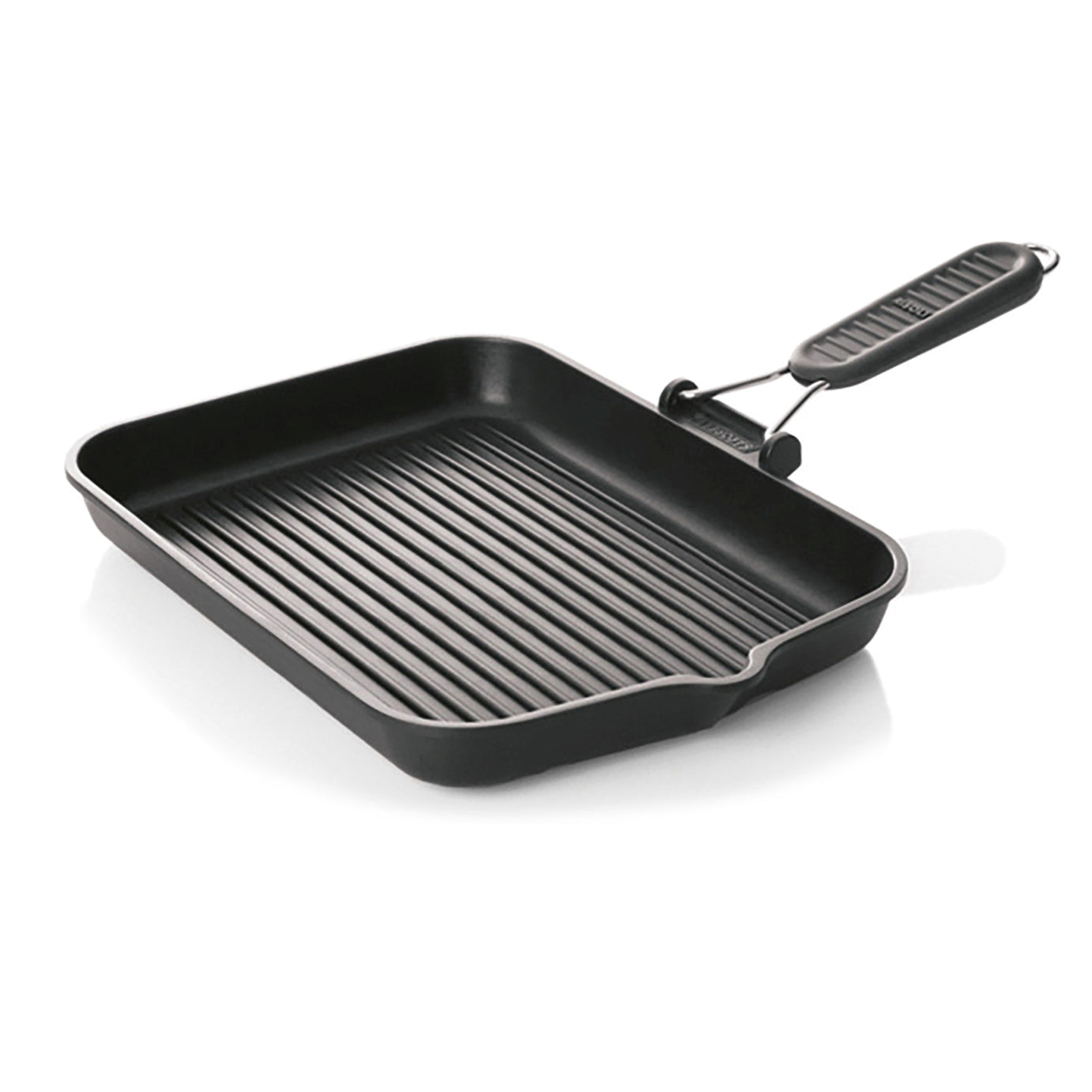 Grill manche rabattable 46x26 cm - Fonte aluminium ( 501665 ) (1 X 1 unité )