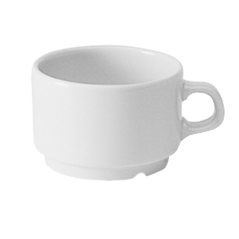 066017 - Tasse thé 16 cl - Porcelaine hôtelière - Uniset (10 X 1 unité )