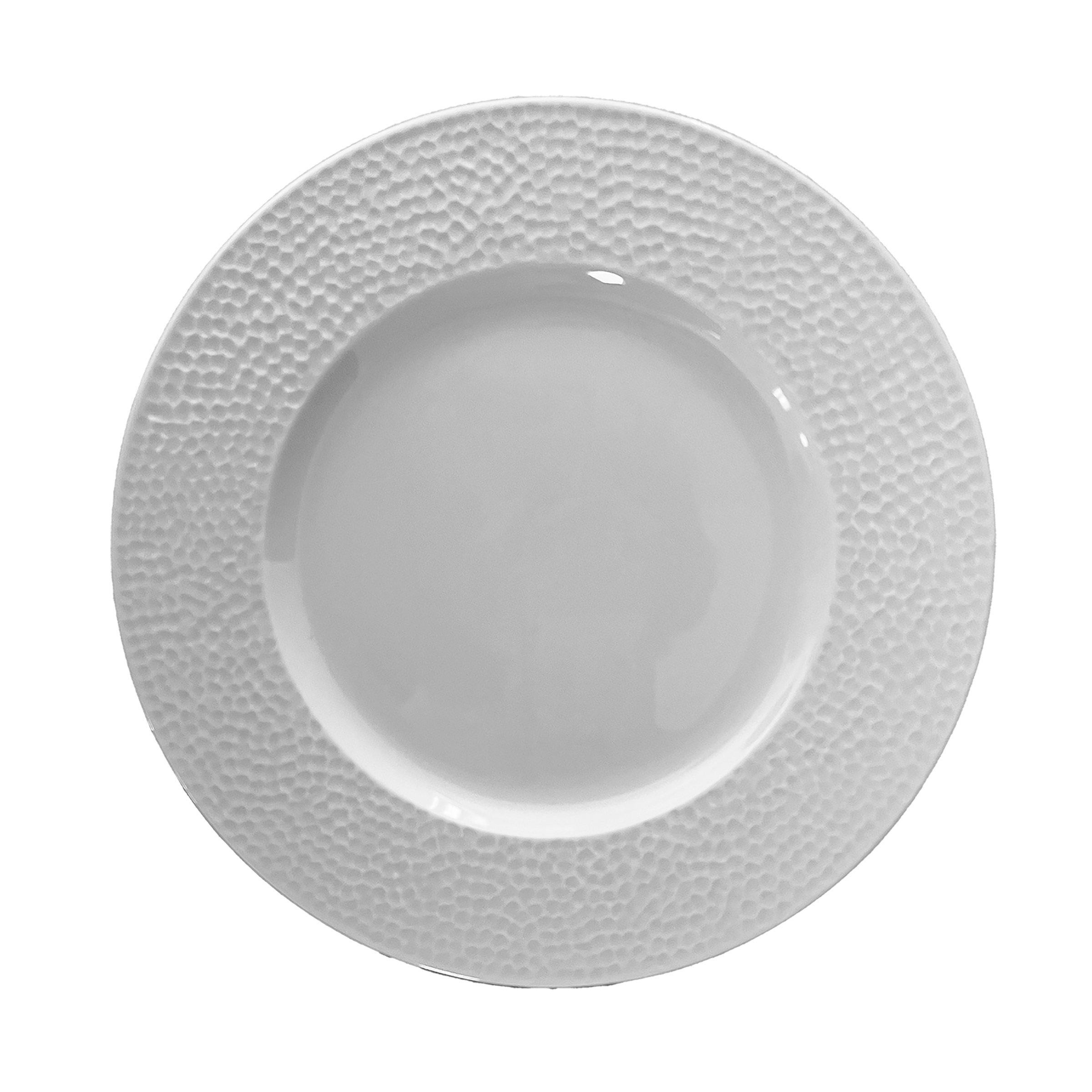 Assiette plate - Porcelaine ø 26 cm - Bulle ( 030328 ) (12 X 1 unité )