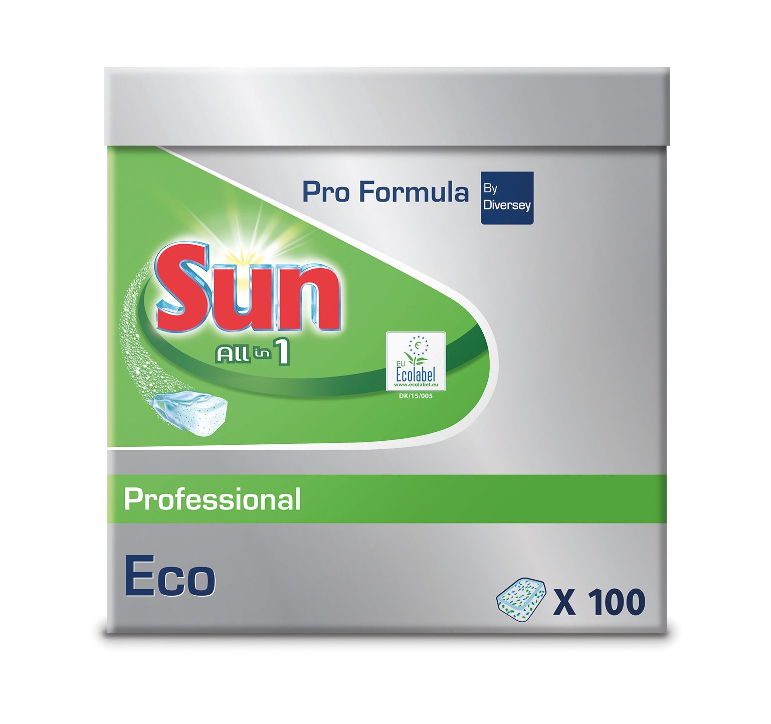 Dose de lavage - Carton 100 doses - Sun All in 1 ( 006208 ) (5 X 100 unités )