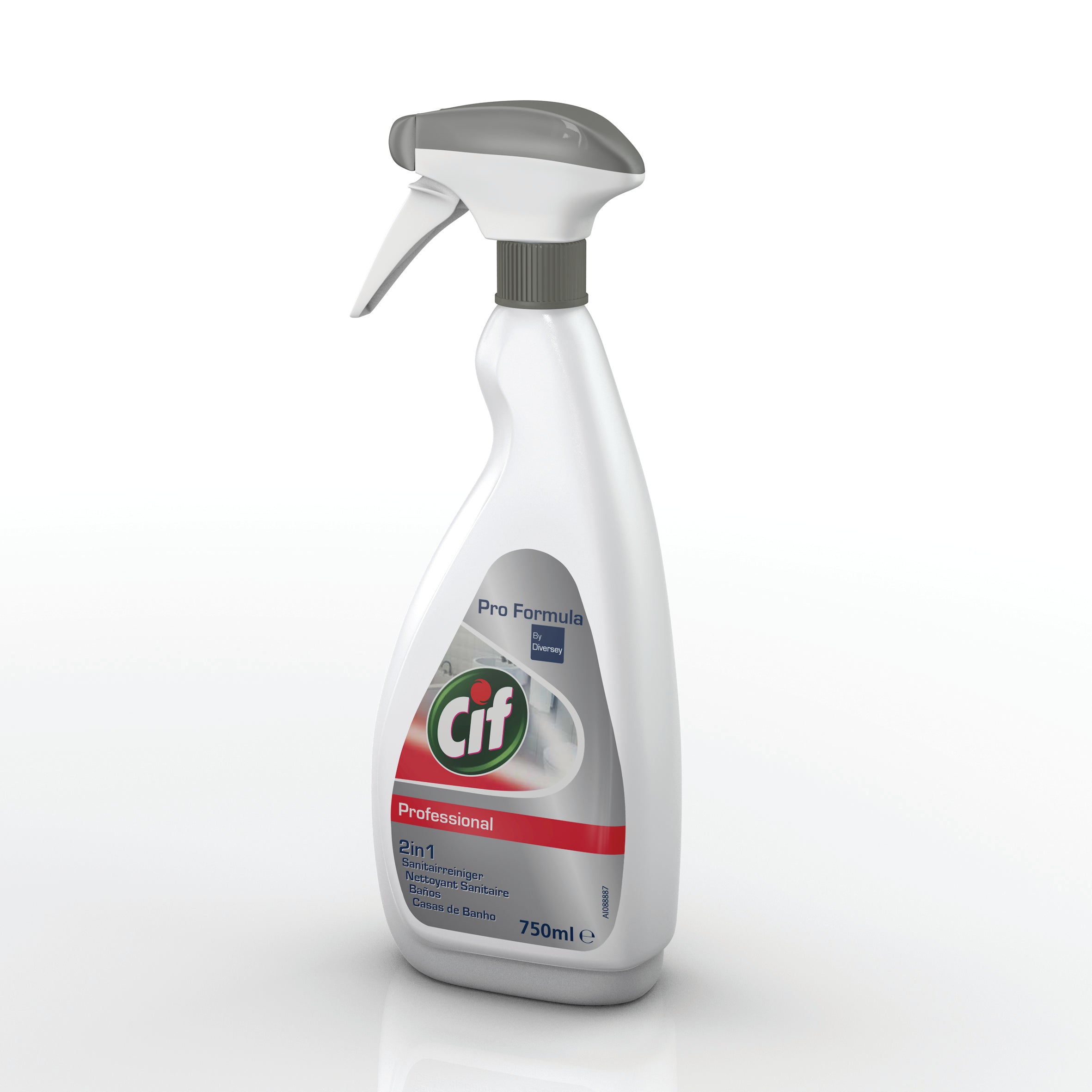 Cif nettoyant sanitaire 2en1 - Pulvérisateur 750 ml ( 006214 ) (6 X 1 unité )