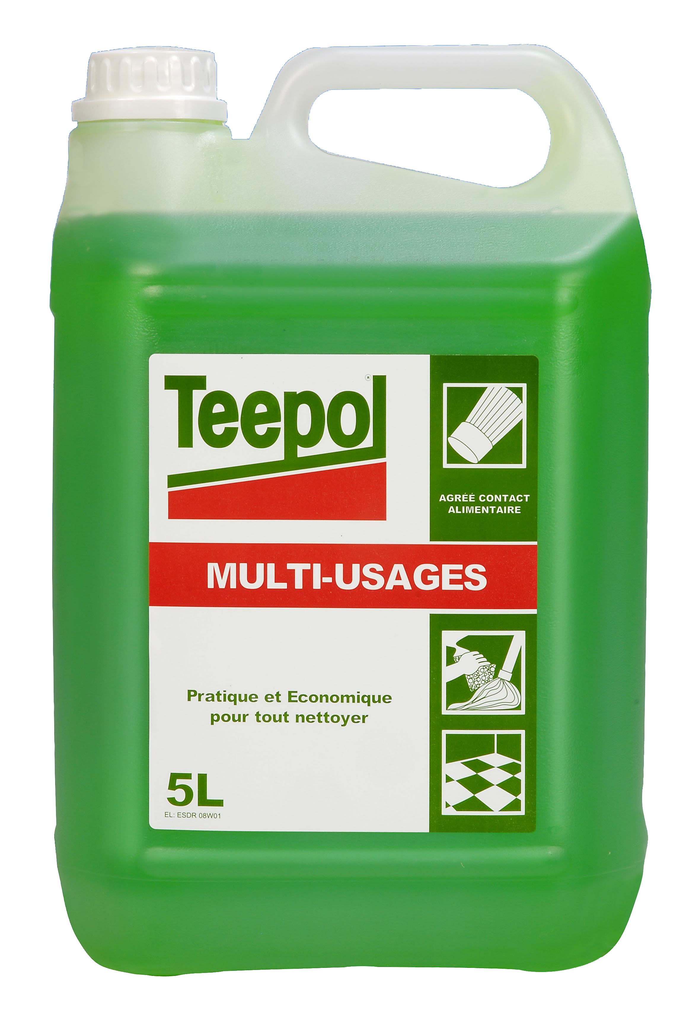 Teepol multi-purpose detergent - 5 L container (006226) (2 X 1 unit)