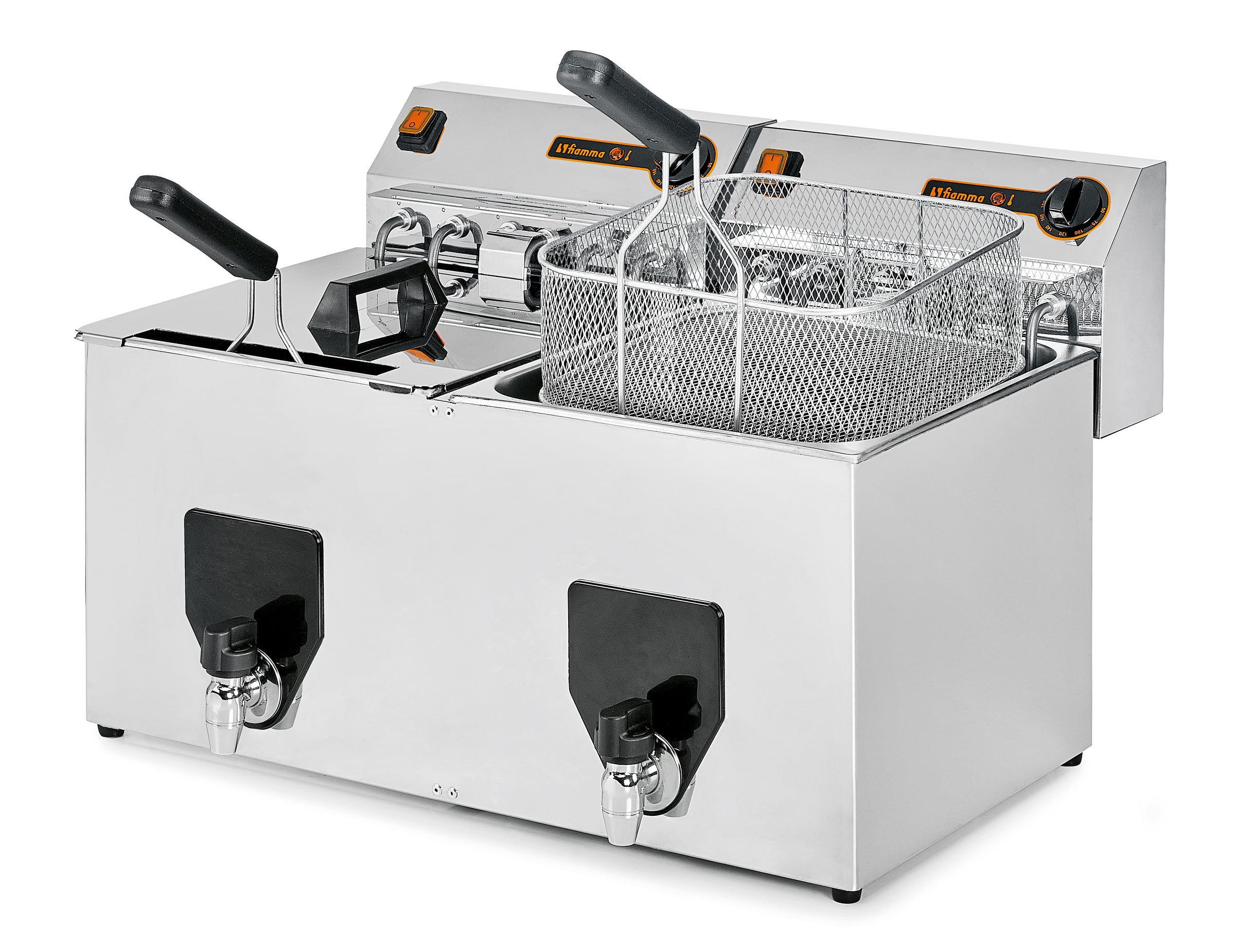 Friteuse à poser 2x10L - 653x500x415mm ( 631336 ) (1 X 1 unité )