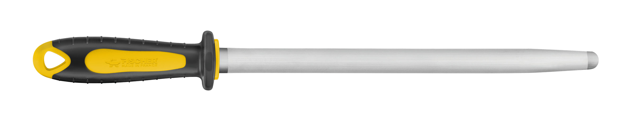 oval 30 cm two-material yellow handle - 098014 - (1 x 1 unit)