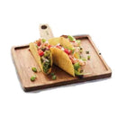 Planche à hamburger + poignée  - Acacia 30x25cm (1 X 1 unité ) - 901629