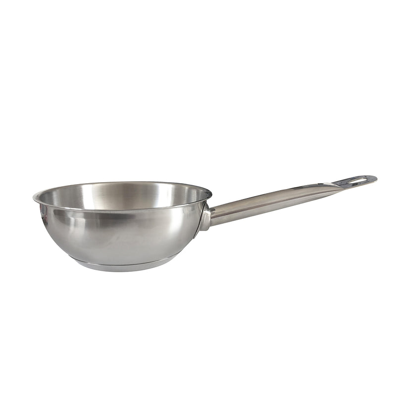 Sauteuse conique ø 16x6,5 cm - Inox