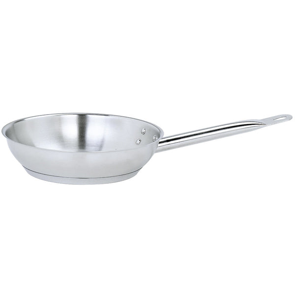 Frying pan without lid ø 32x5 cm handle opposite handle - Stainless steel (585203) (1 x 1 unit)