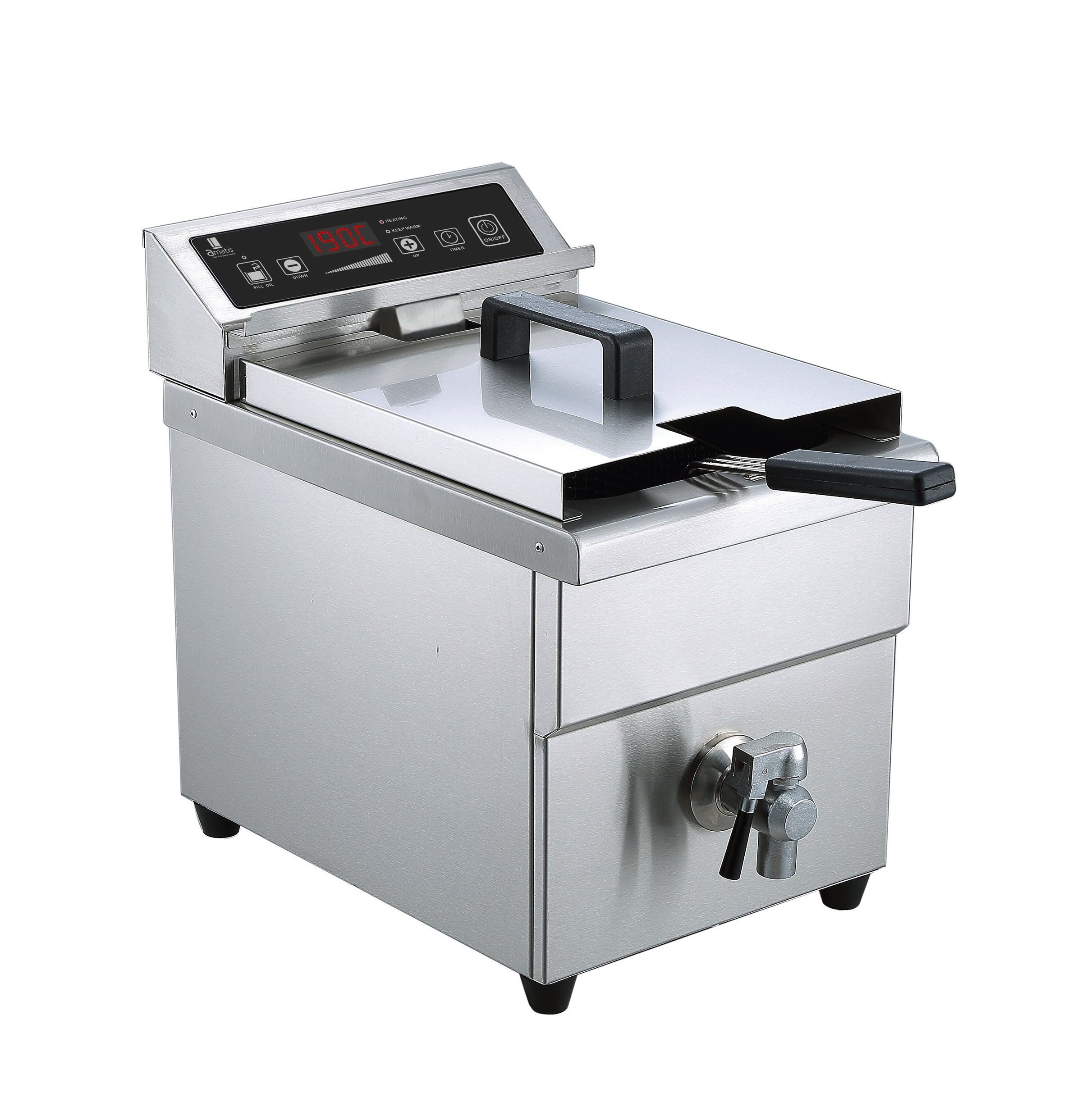 Friteuse induction à poser 8L - 288x478x410 mm ( 975840 ) (1 X 1 unité )