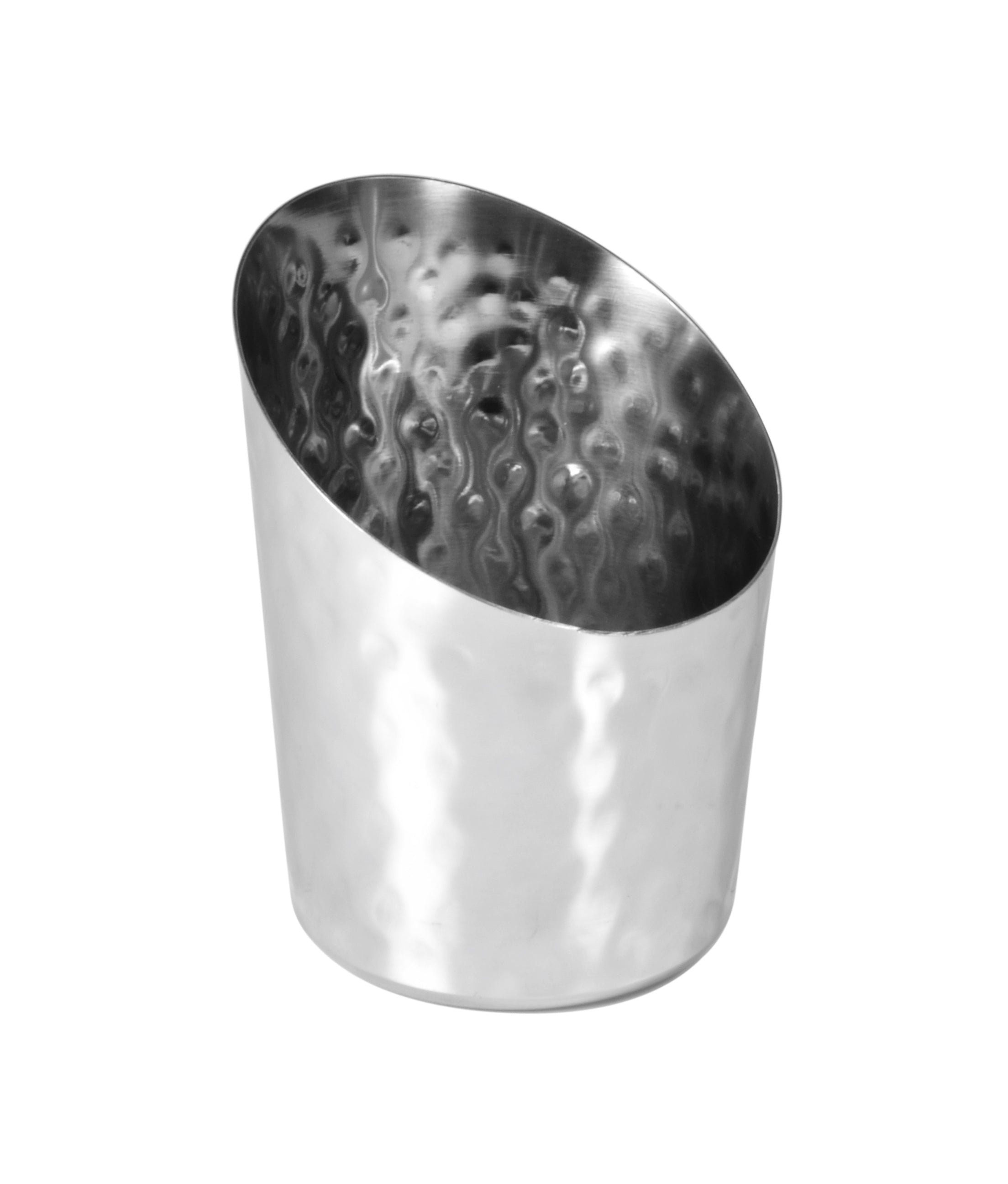 Coupelle conique martelée - Inox ø 7x10,5 cm ( 041703 ) (12 X 1 unité )
