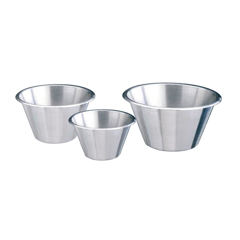 911120 - Bassine conique à fond plat ø 24 cm - 3,5 L - Inox (1 X 1 unité )