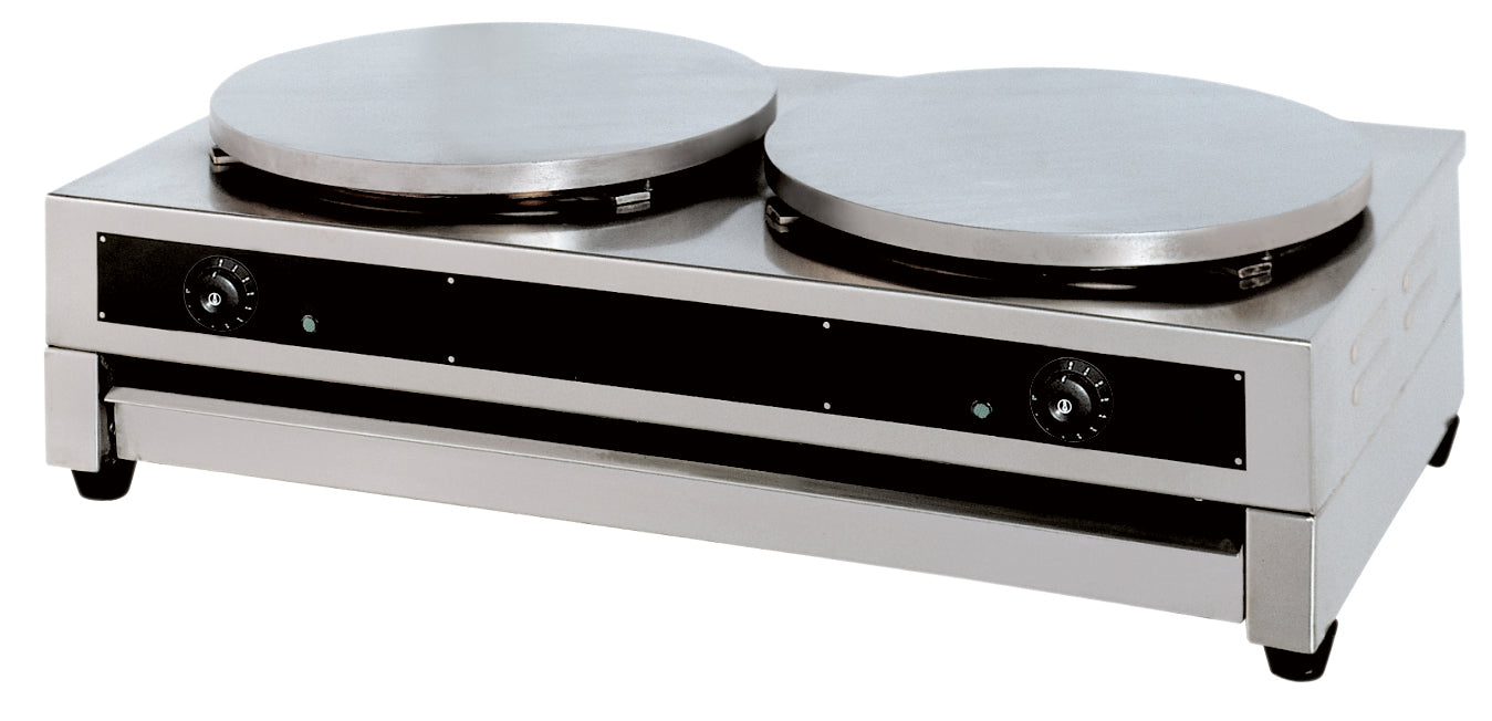 Crêpière 2 plaques ø 400 mm - 860x485x240 mm ( 885286 ) (1 X 1 unité )