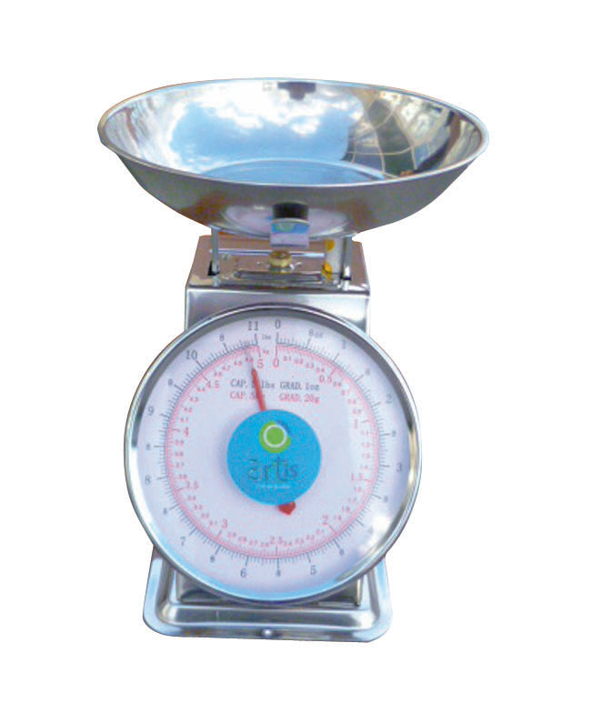 Balance mécanique ressort 5kg/10g - 258x325x180mm ( 980752 ) (1 X 1 unité )