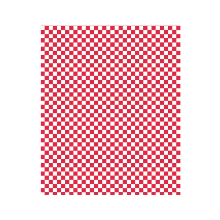 Food grade paper - Red/white check - 31x31 cm ( 630236 ) (1 X 1000 units )