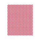 Papier alimentaire - Carreaux rouge/blanc - 31x31 cm (1 X 1000 unités ) - 630236