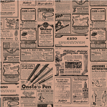 Food safe paper - Times pattern - 31x31 cm ( 630239 ) (1 X 1000 units )
