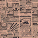 Papier alimentaire - Motif Times - 31x31 cm (1 X 1000 unités ) - 630239