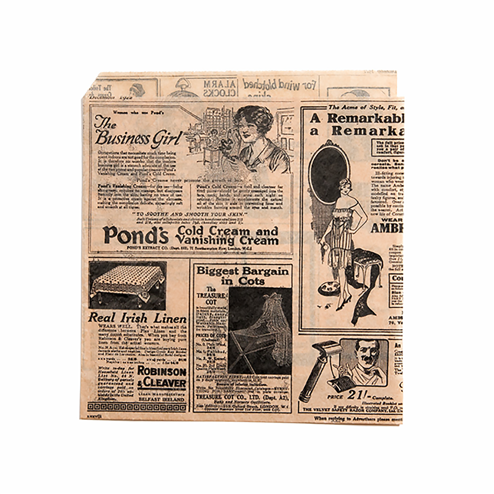 Open sachet 2 sides - Times design - 17x18 cm ( 909433 ) (4 X 1000 units )