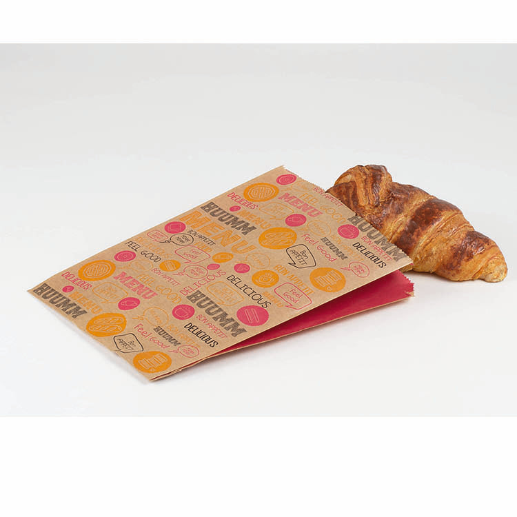 146110 - Sac à croissant - Kraft brun 12+5x21 cm - Format 102 (1 X 1000 unités )