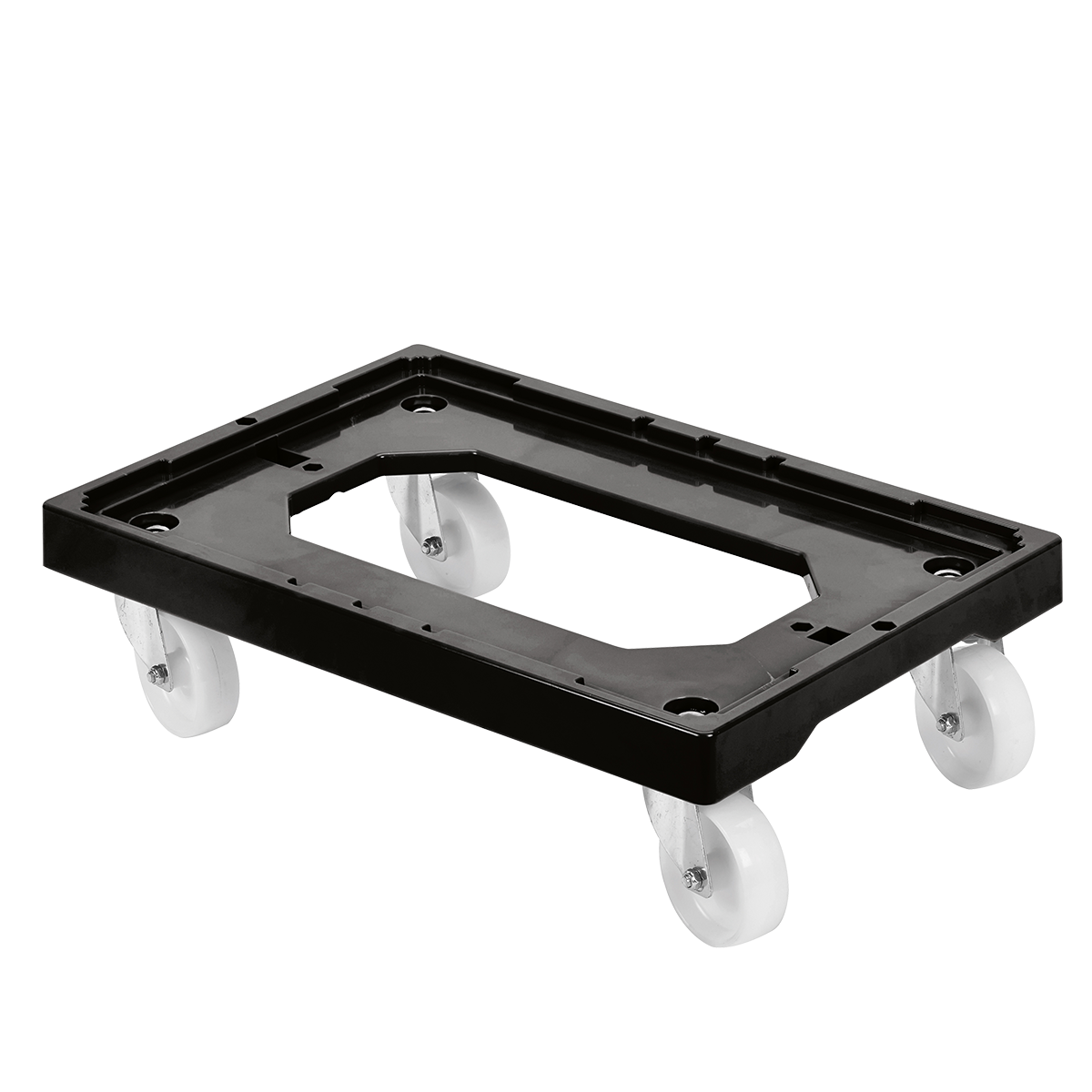Rolling base 4 swivel wheels Black 613x414x172mm (981092) (1 X 1 unit)