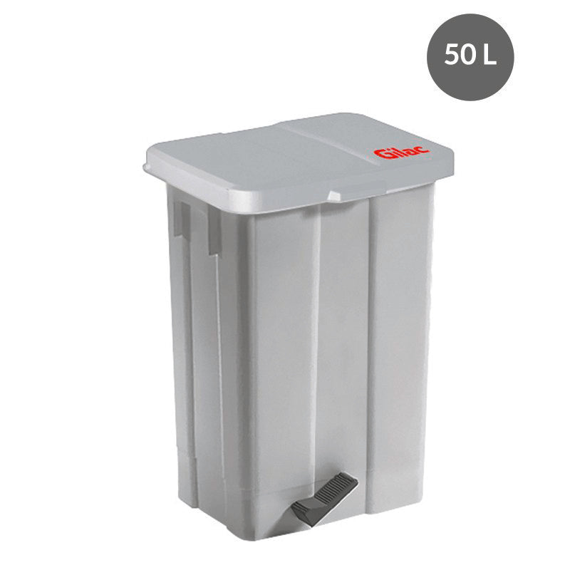 50 L Pedal Bin - With white lid (981241) (1 X 1 unit)