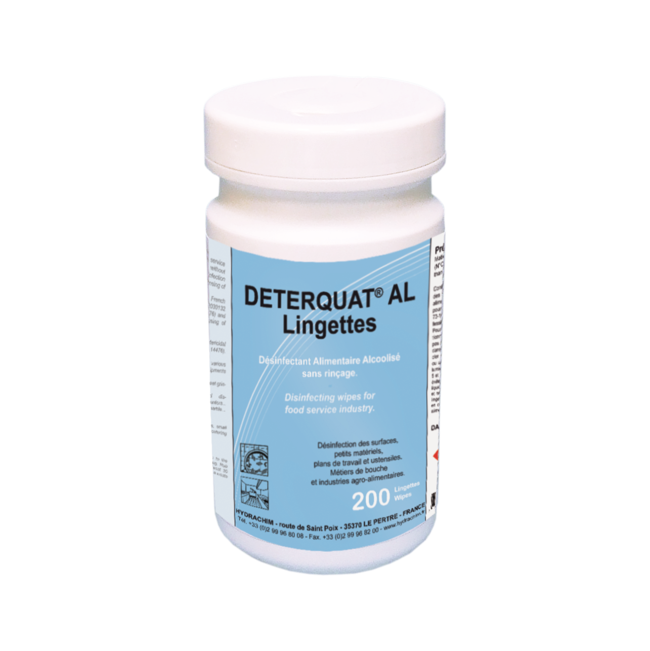 Deterquat lingettes désinfectantes - 200 lingettes ( 006160 ) (6 X 200 unités )