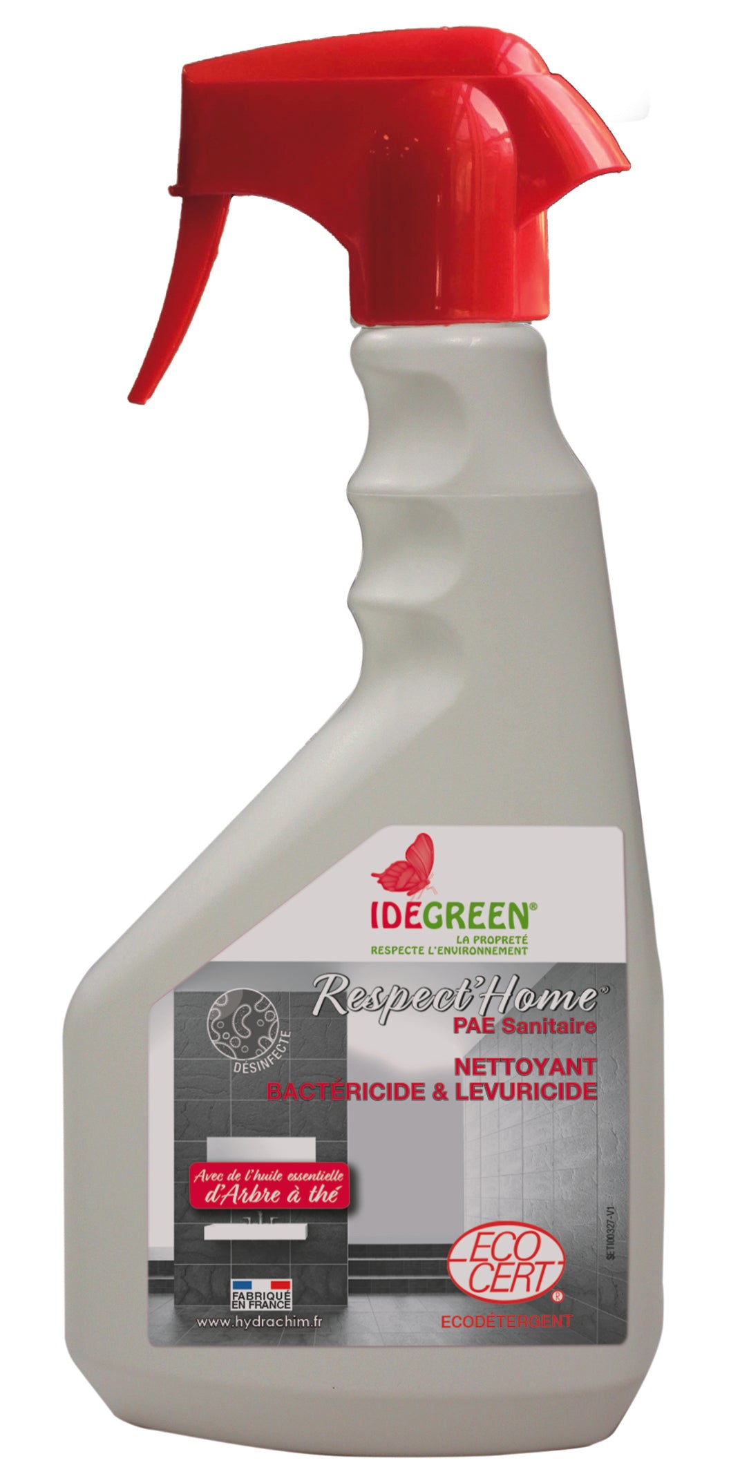 Détartrant/désinfectant -Vaporisateur 750ml-IdeGreen ( 006185 ) (6 X 1 unité )