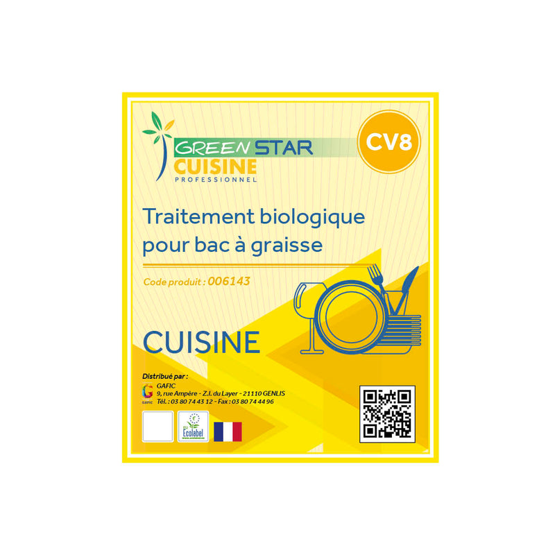 006143 - green star cuisine bac a graisse 5l (4 x 1 unité )