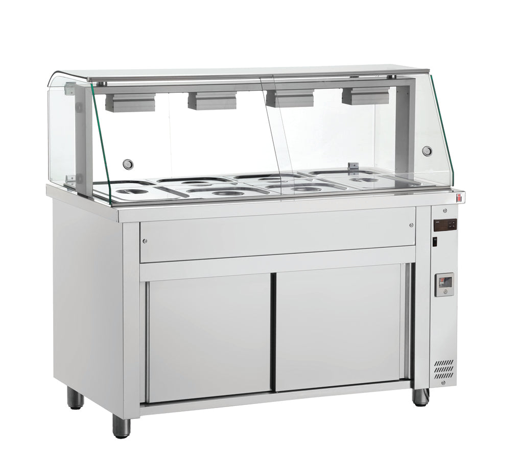 Buffet chaud +72 à +90°C - 1410x700x1325mm ( 524020 ) (1 X 1 unité )