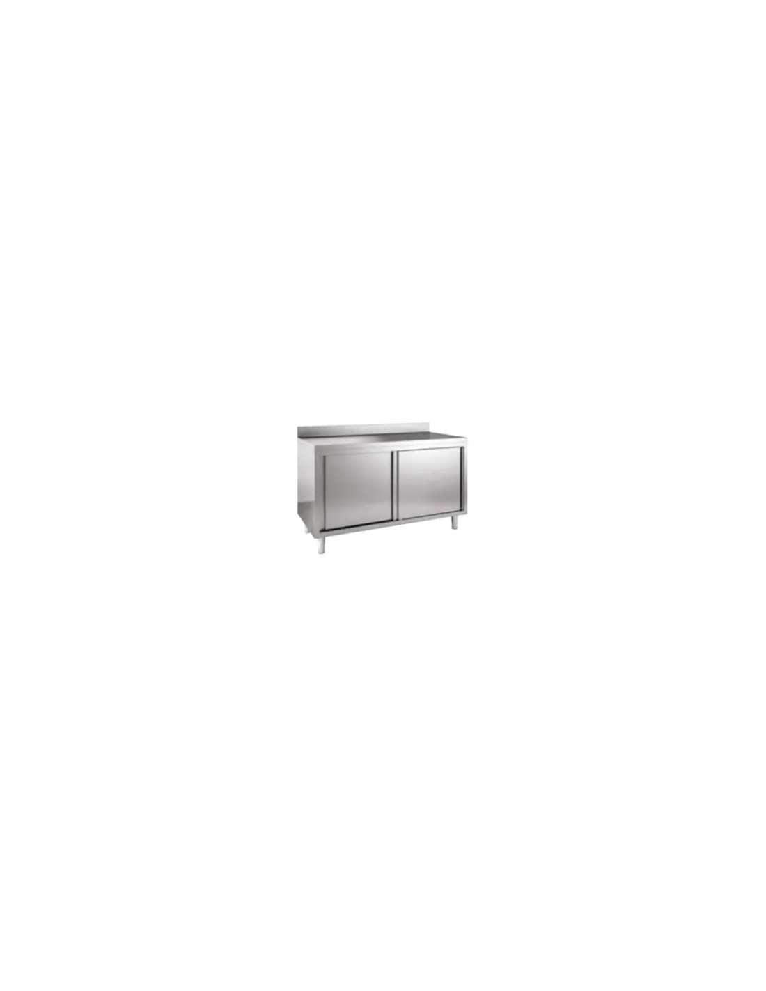 Meuble bas neutre adossé 2000x700x850/900 mm - Inox ( 818324 ) (1 X 1 unité )