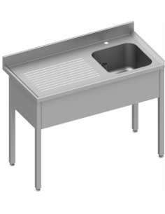 Sink - Left bowl 1200x700x850/900mm (818306) (1 X 1 unit)