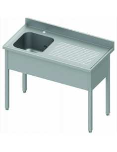 Sink - Left bowl 1400x700x850/900mm ( 818308 ) (1 X 1 unit )