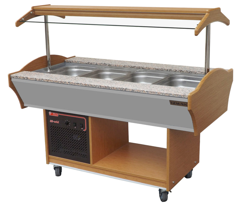 Buffet froid 0°C/ à +10 °C - 155x90/135mm (1 X 1 unité )