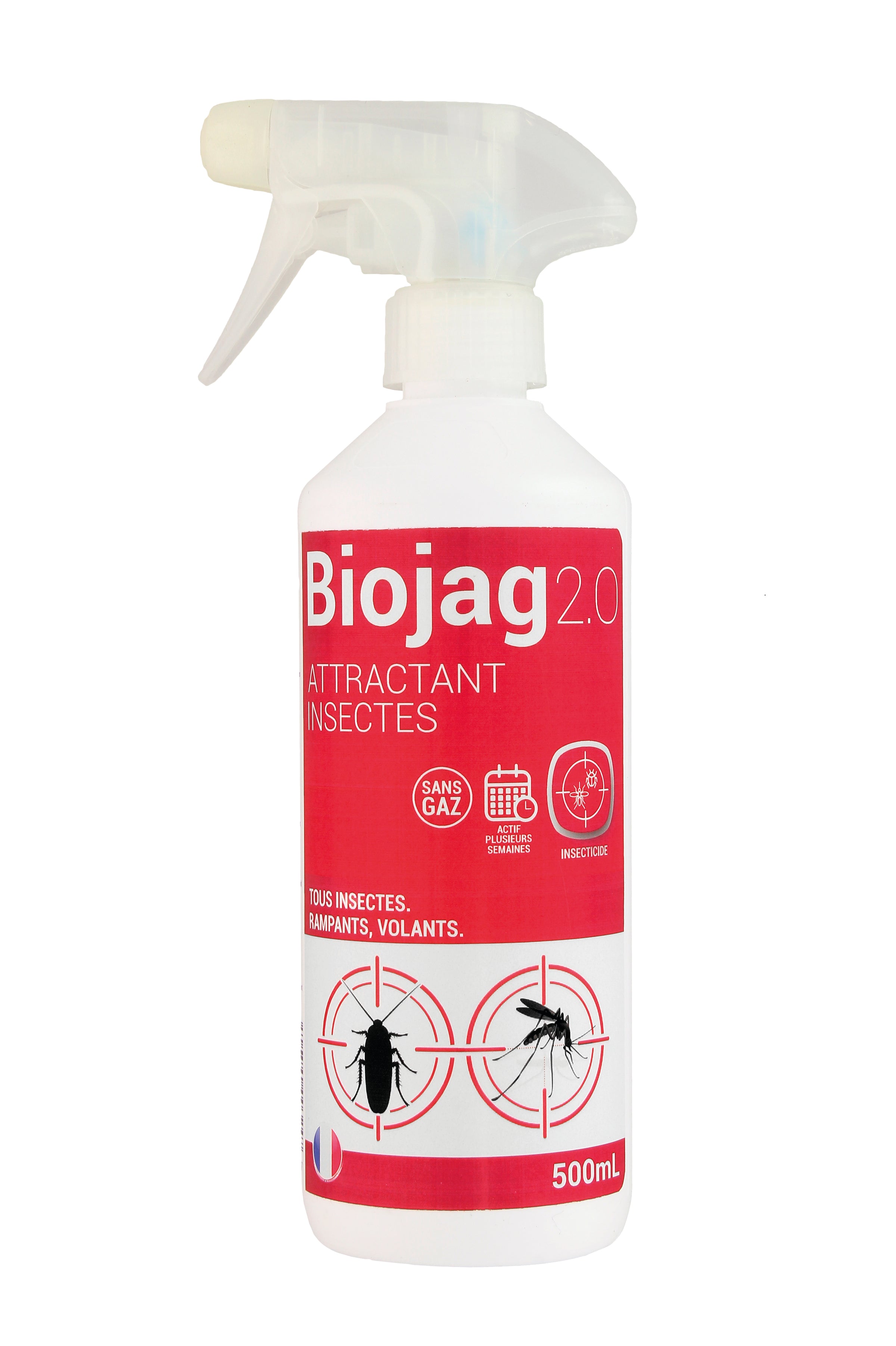 Insecticide 500 ml - Biojag 2.0 ( 006470 ) (6 X 1 unité )