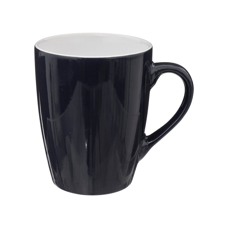 E14117 - Mug 38 cl - Faïence - Noir - Colorama  (12 X 1 unité )