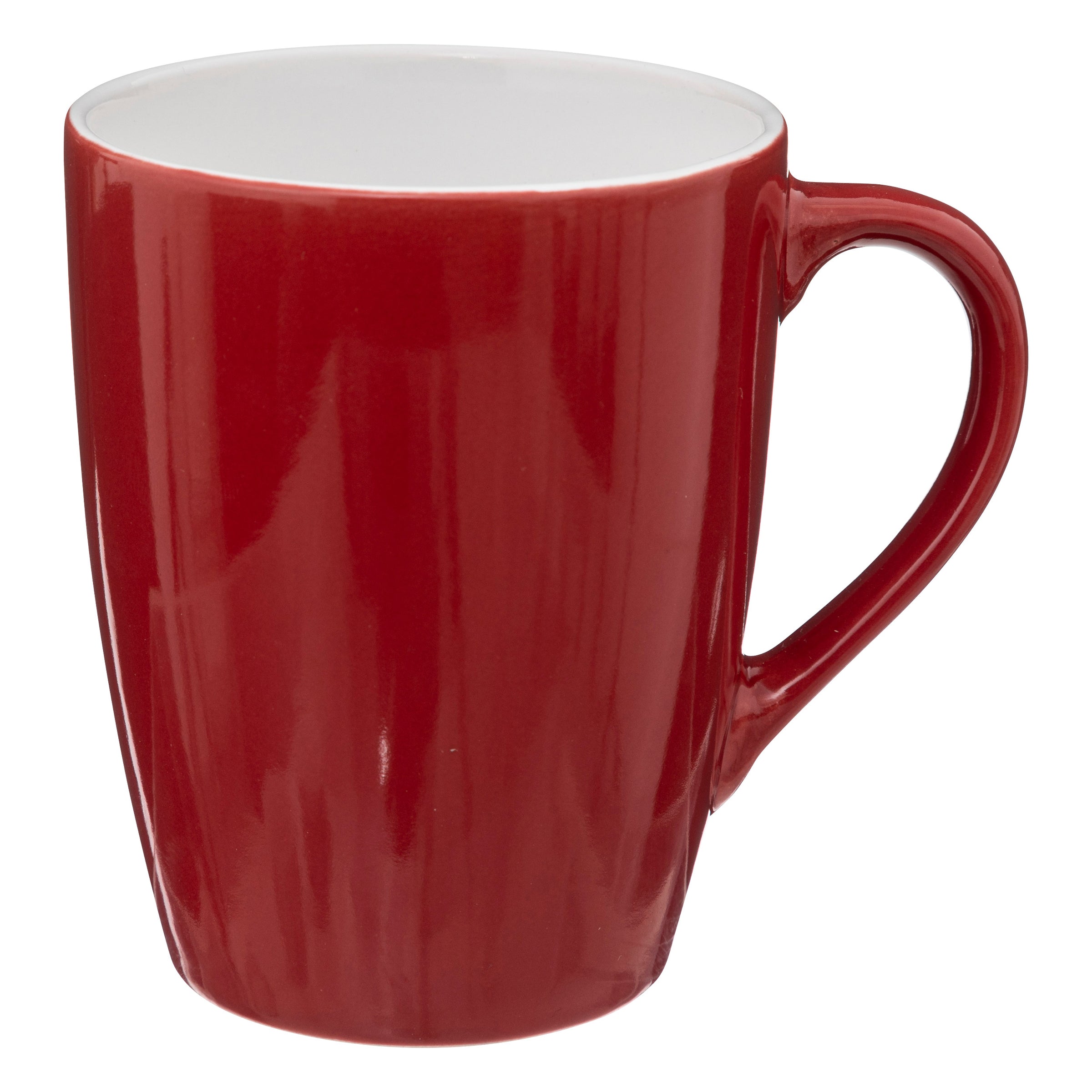 Mug 38 cl - Faïence - Rouge - Colorama  ( E14116 ) (12 X 1 unité )