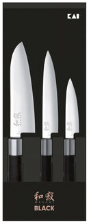 Set 3 couteaux - office, universel, santoku - Wasabi (1 X 1 unité )