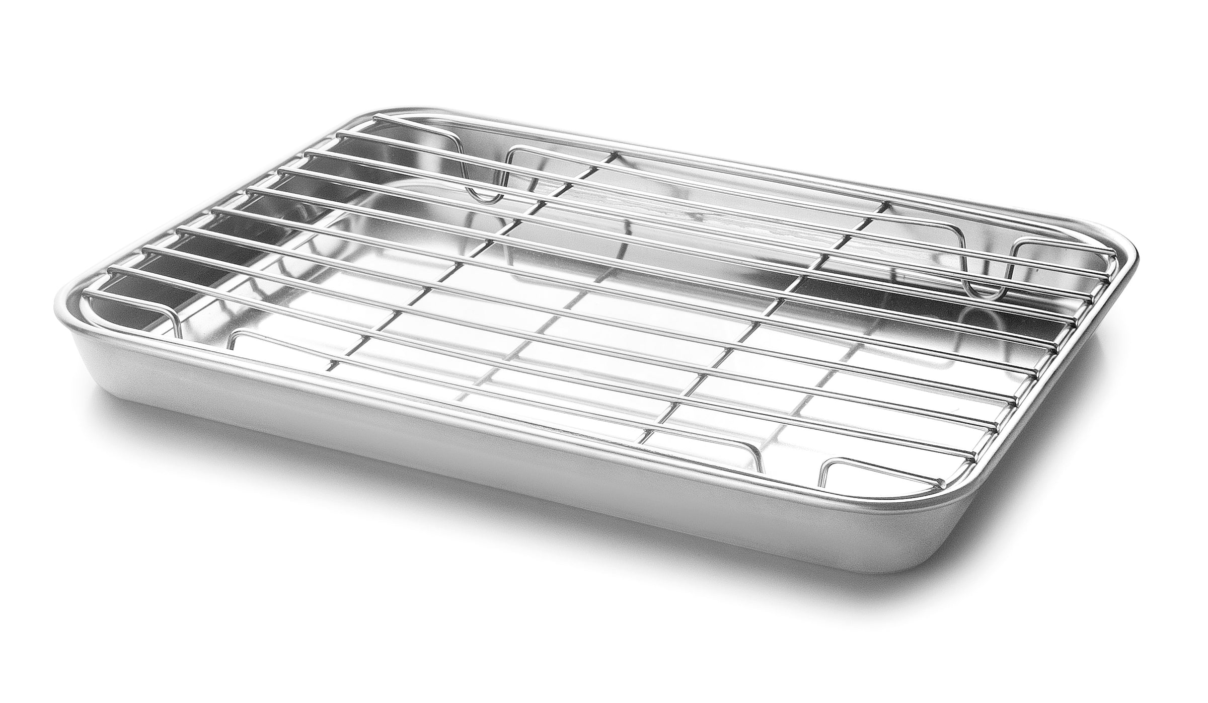 Serving tray 21.5x15x2 cm - 430 Stainless steel ( 990231 ) (1 X 1 unit )