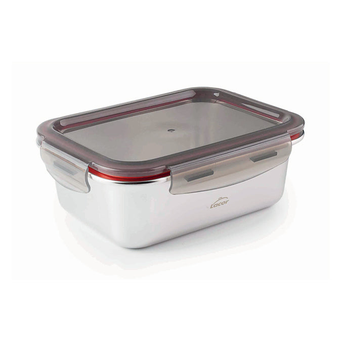 B81439 - Conteneur rectangulaire Ecoinox 800 ml - Inox 18/10 (1 X 1 unité )