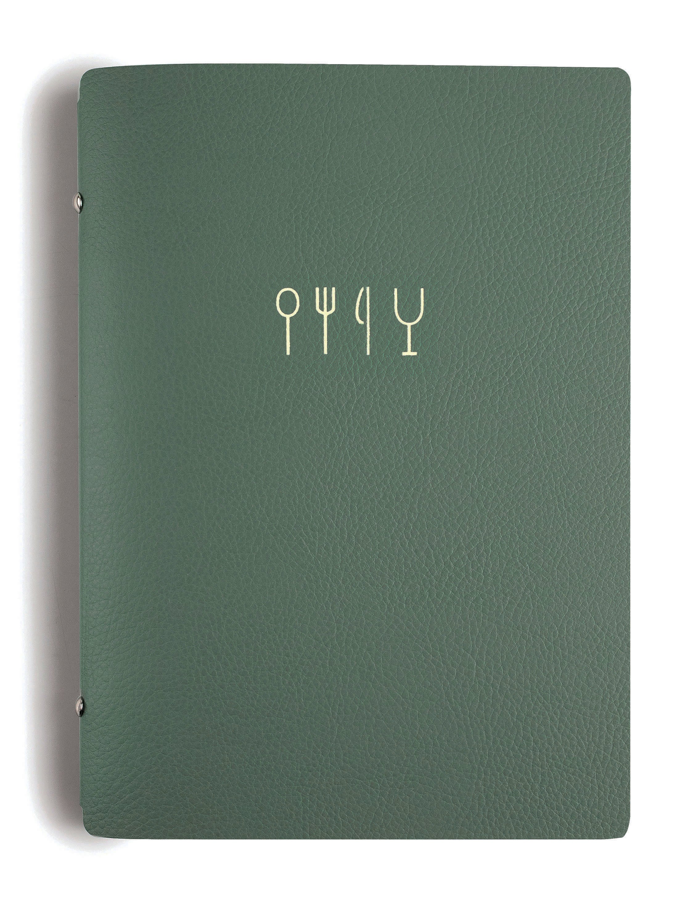 Porte-menu Format A5 - Saura vert ( E12206 ) (1 X 1 unité )