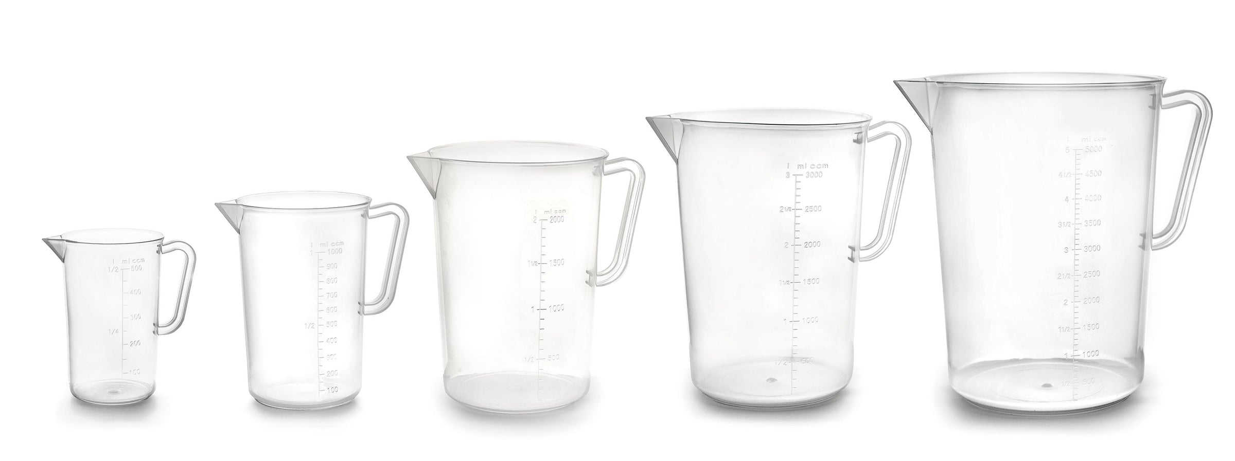 Measuring jug 1L - ø 12x17 cm - Polypropylene ( 990200 ) (1 X 1 unit )