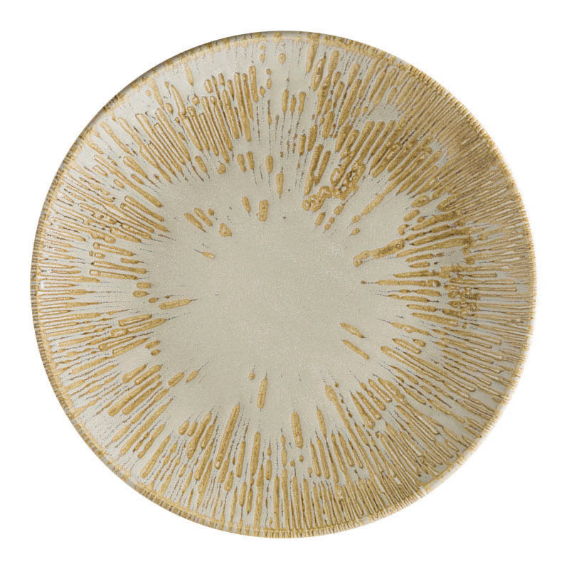 Assiette plate - Porcelaine  Ø 27cm - Sand - Snell ( 988563 ) (12 X 1 unité )