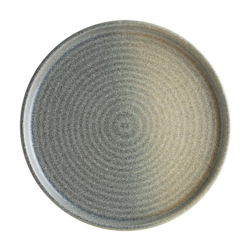 988566 - assiette plate hornfels ripples (6 x 1 unité )
