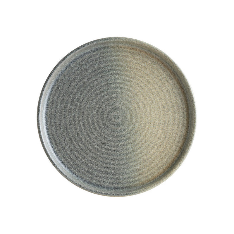 988567 - assiette plate hornfels ripple (6 x 1 unité )